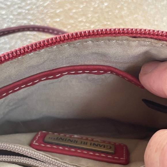 Giani Bernini Red Leather Wristlet Wallet - Picture 15 of 16